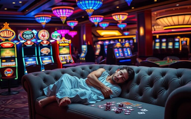 can you sleep overnight at casino