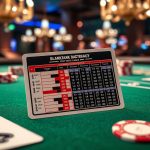 can you use a blackjack strategy card in a casino