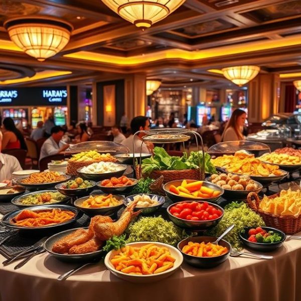 What’s the Cost of the Buffet at Harrah’s Casino?